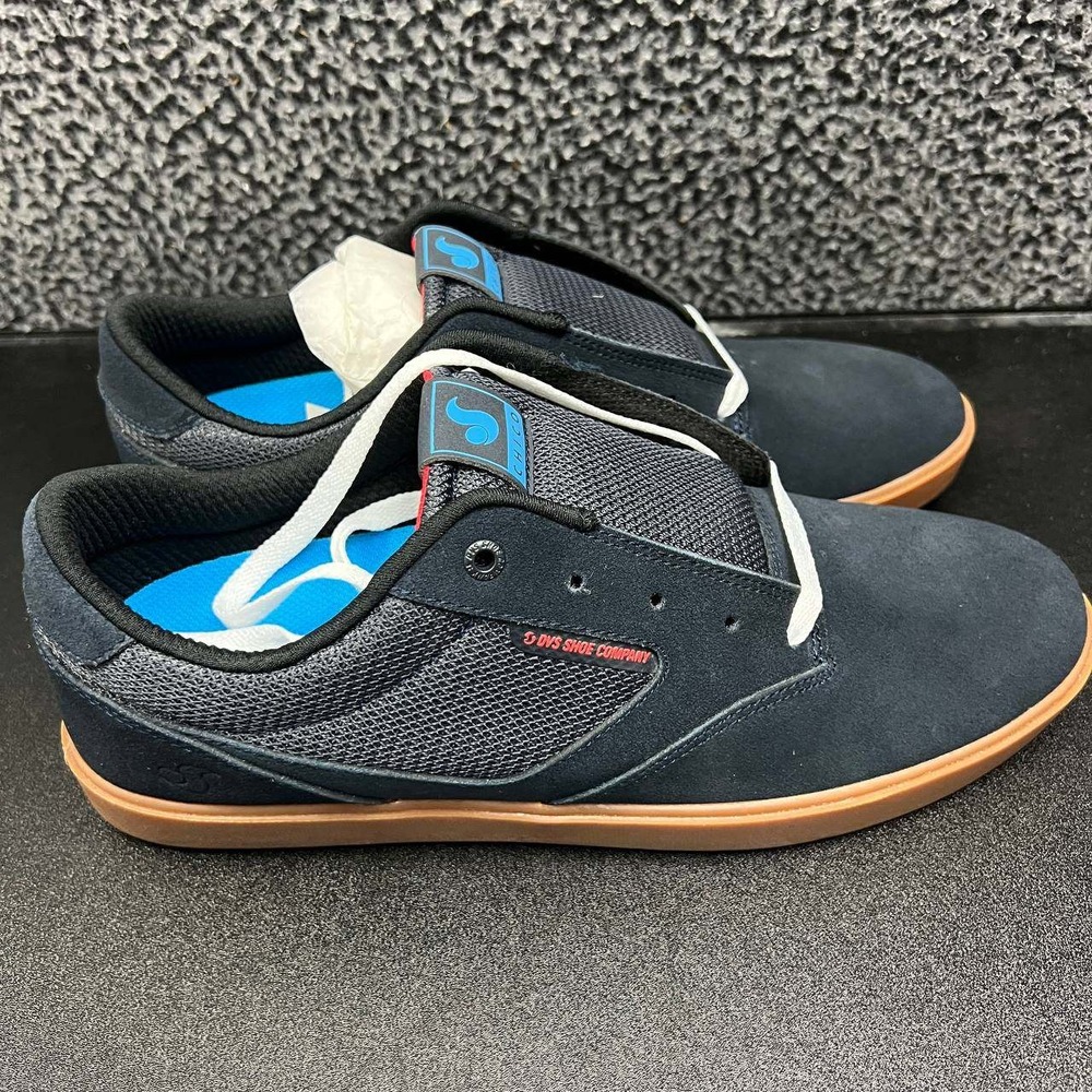 DVS Pressure SC+ Chico‎ Skateboarding Shoes Men 11 Navy Suede Lace Up DVF0000276 - Picture 5 of 8